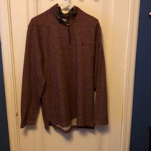 Izod quarter zip sweater.